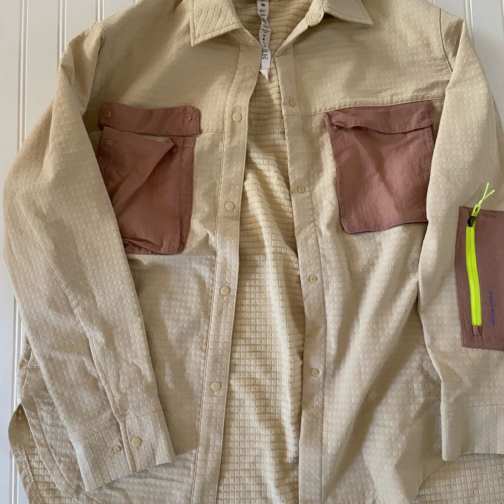 Lululemon Grid Fleece Hiking Over Shirt